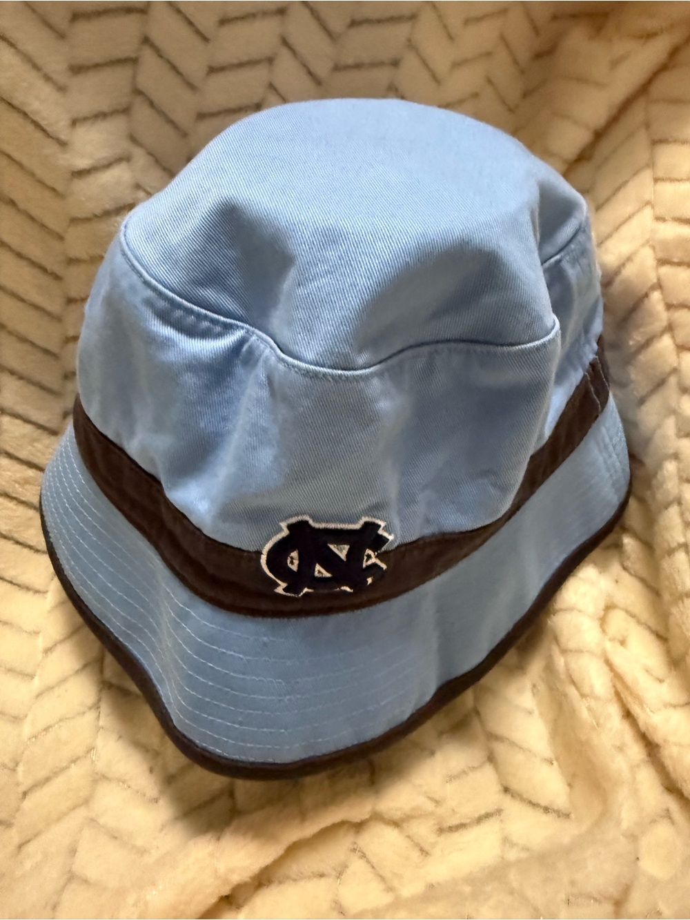 Top of the World Light Blue Bucket Hat with UNC Logo